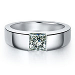 Magnificent Custom Princess Cut Engagement Ring